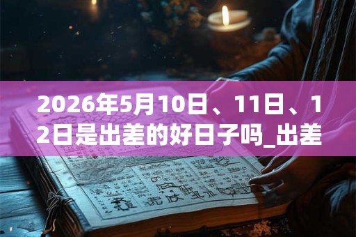 2026年5月10日、11日、12日是出差的好日子吗_出差可以吗