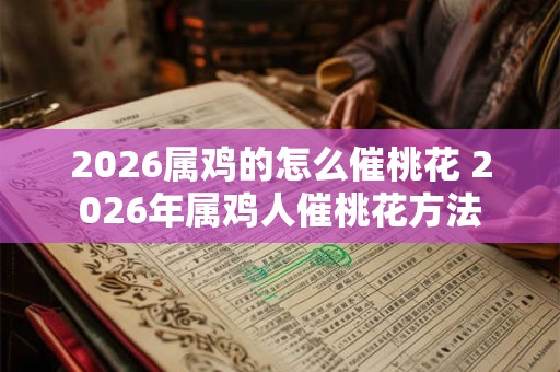 2026属鸡的怎么催桃花 2026年属鸡人催桃花方法 2026属鸡的怎么催桃花 2026年属鸡人催桃花方法