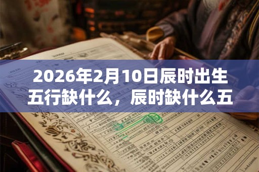 2026年2月10日辰时出生五行缺什么，辰时缺什么五行