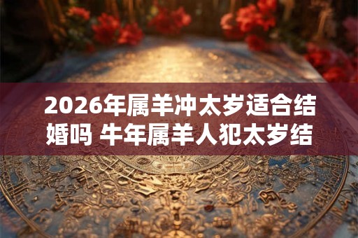 2026年属羊冲太岁适合结婚吗 牛年属羊人犯太岁结婚好不好