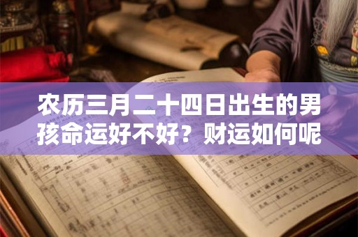 农历三月二十四日出生的男孩命运好不好？财运如何呢？
