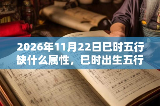 2026年11月22日巳时五行缺什么属性，巳时出生五行缺什么