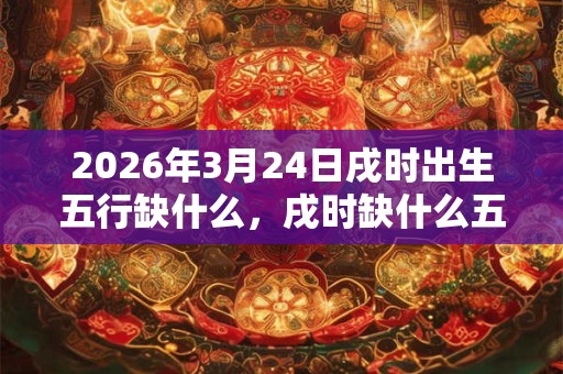 2026年3月24日戌时出生五行缺什么，戌时缺什么五行