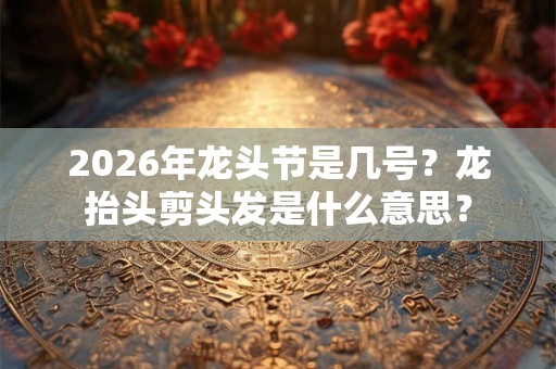 2026年龙头节是几号？龙抬头剪头发是什么意思？