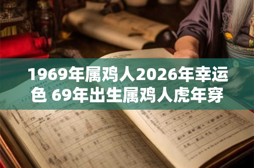 1969年属鸡人2026年幸运色 69年出生属鸡人虎年穿什么颜色衣服好
