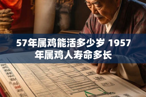 57年属鸡能活多少岁 1957年属鸡人寿命多长