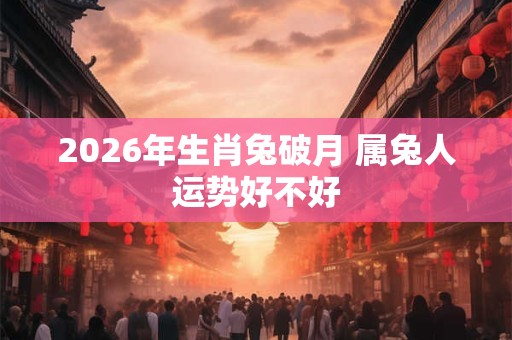 2026年生肖兔破月 属兔人运势好不好 2026年生肖兔破月 属兔人运势好不好