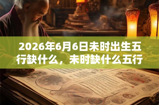 2026年6月6日未时出生五行缺什么，未时缺什么五行