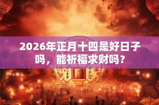 2026年正月十四是好日子吗,能祈福求财吗? 2026年正月十四是好日子吗,能祈福求财吗?