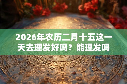 2026年农历二月十五这一天去理发好吗？能理发吗