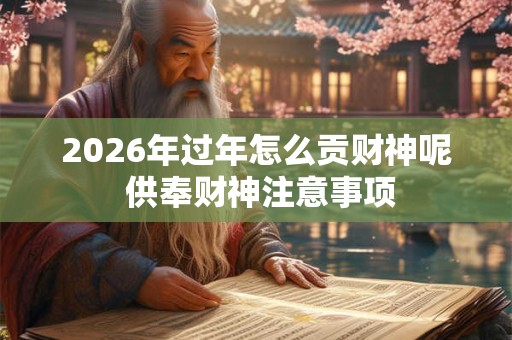 2026年过年怎么贡财神呢 供奉财神注意事项