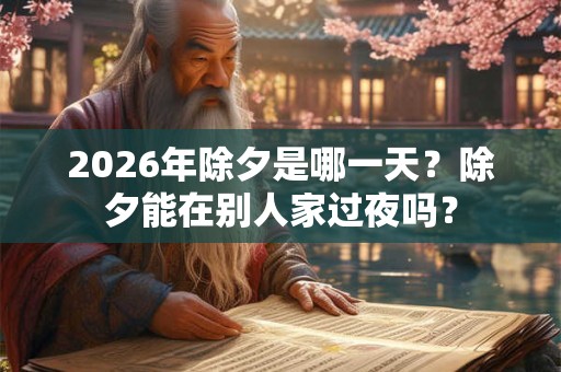 2026年除夕是哪一天？除夕能在别人家过夜吗？