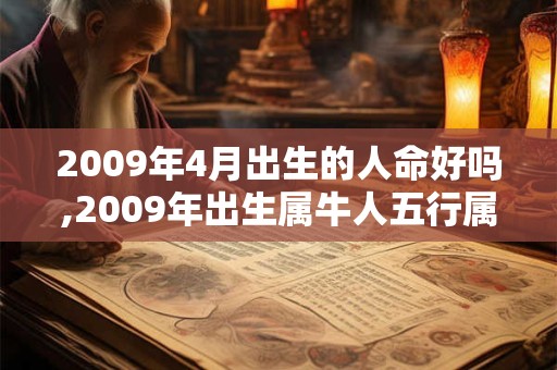 2009年4月出生的人命好吗,2009年出生属牛人五行属什么？