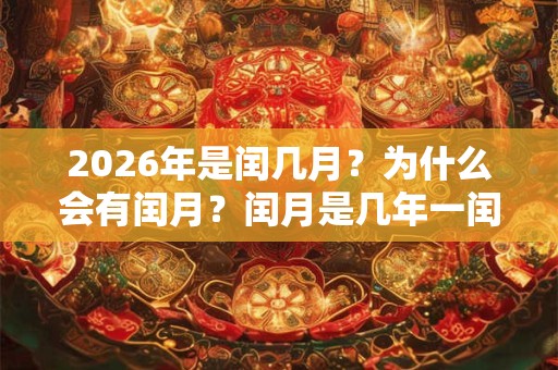 2026年是闰几月？为什么会有闰月？闰月是几年一闰？
