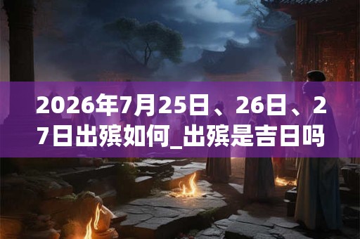 2026年7月25日、26日、27日出殡如何_出殡是吉日吗