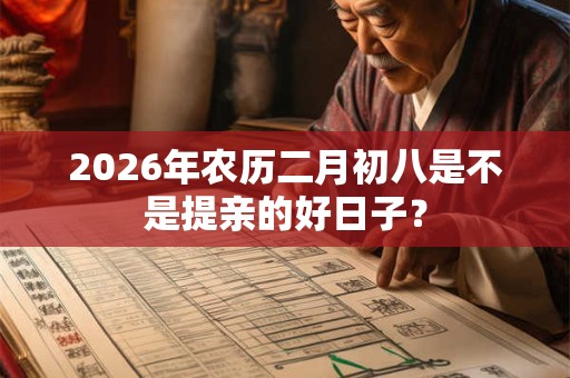 2026年农历二月初八是不是提亲的好日子？