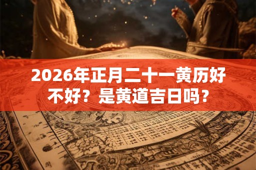2026年正月二十一黄历好不好？是黄道吉日吗？