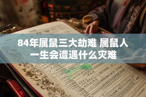 84年属鼠三大劫难 属鼠人一生会遭遇什么灾难