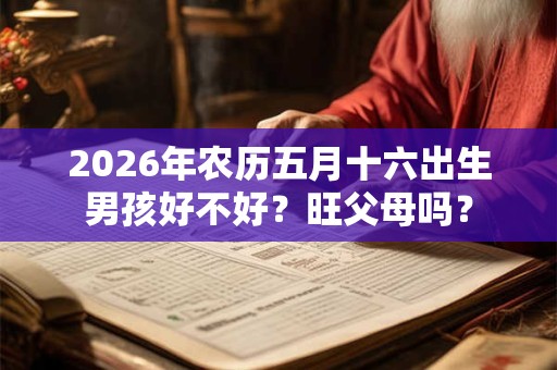 2026年农历五月十六出生男孩好不好？旺父母吗？