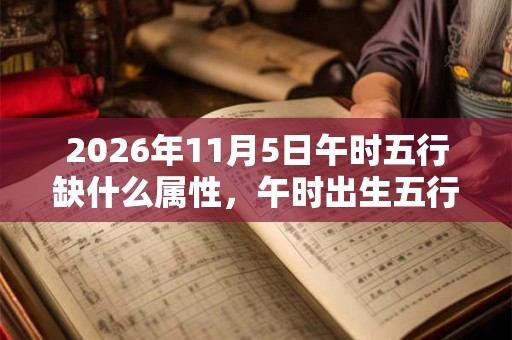 2026年11月5日午时五行缺什么属性，午时出生五行缺什么