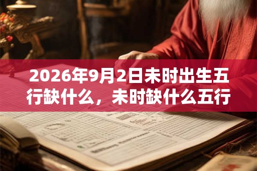 2026年9月2日未时出生五行缺什么，未时缺什么五行
