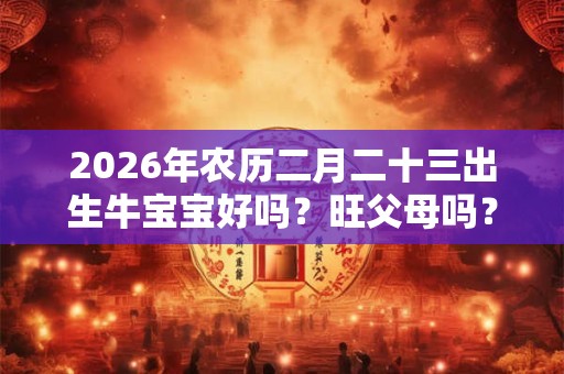 2026年农历二月二十三出生牛宝宝好吗？旺父母吗？