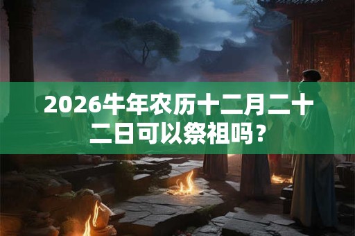 2026牛年农历十二月二十二日可以祭祖吗? 2026牛年农历十二月二十二日可以祭祖吗?