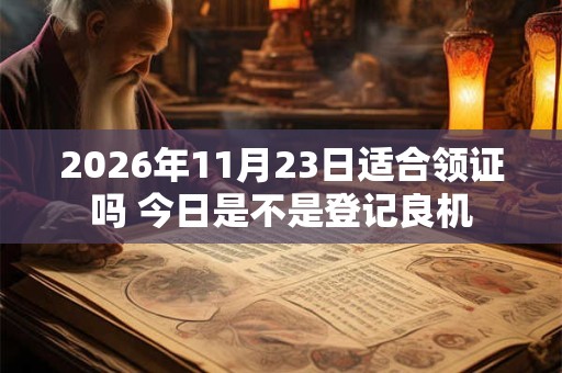 2026年11月23日适合领证吗 今日是不是登记良机