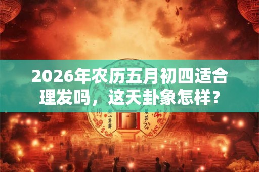 2026年农历五月初四适合理发吗，这天卦象怎样？