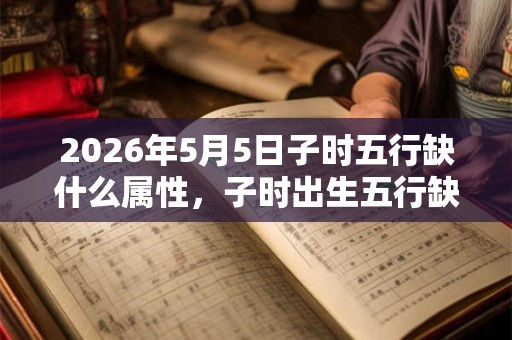 2026年5月5日子时五行缺什么属性，子时出生五行缺什么