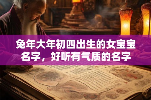 兔年大年初四出生的女宝宝名字,好听有气质的名字 兔年大年初四出生的女宝宝名字,好听有气质的名字