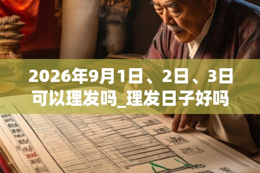 2026年9月1日、2日、3日可以理发吗_理发日子好吗 2026年9月1日、2日、3日可以理发吗_理发日子好吗