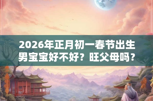2026年正月初一春节出生男宝宝好不好？旺父母吗？
