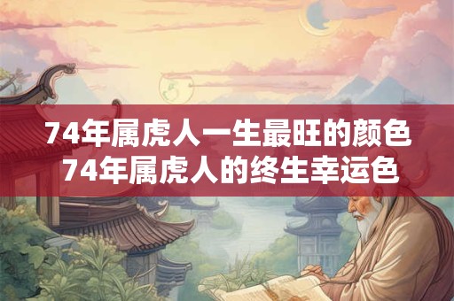 74年属虎人一生最旺的颜色 74年属虎人的终生幸运色 74年属虎人一生最旺的颜色 74年属虎人的终生幸运色