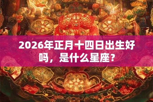 2026年正月十四日出生好吗，是什么星座？