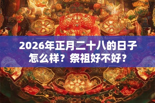 2026年正月二十八的日子怎么样？祭祖好不好？