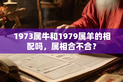 1973属牛和1979属羊的相配吗，属相合不合？