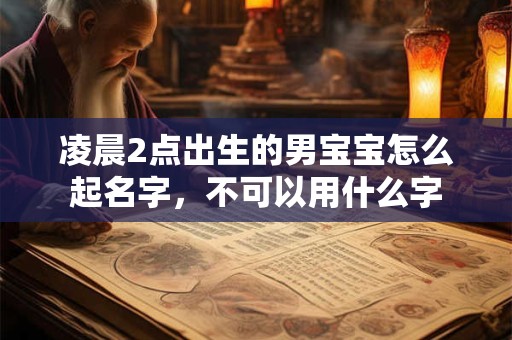 凌晨2点出生的男宝宝怎么起名字,不可以用什么字 凌晨2点出生的男宝宝怎么起名字,不可以用什么字