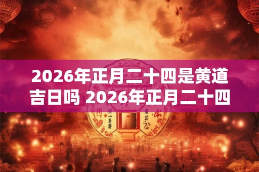 2026年正月二十四是黄道吉日吗 2026年正月二十四是几月几号