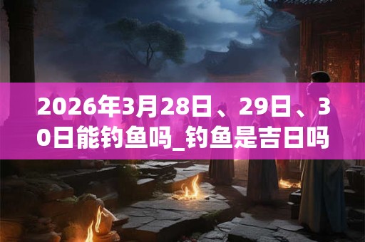 2026年3月28日、29日、30日能钓鱼吗_钓鱼是吉日吗 2026年3月28日、29日、30日能钓鱼吗_钓鱼是吉日吗