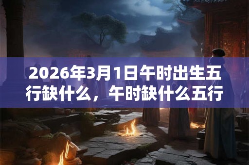 2026年3月1日午时出生五行缺什么,午时缺什么五行 2026年3月1日午时出生五行缺什么,午时缺什么五行