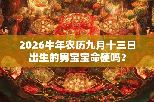 2026牛年农历九月十三日出生的男宝宝命硬吗? 2026牛年农历九月十三日出生的男宝宝命硬吗?
