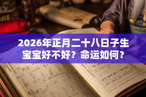 2026年正月二十八日子生宝宝好不好?命运如何? 2026年正月二十八日子生宝宝好不好?命运如何?
