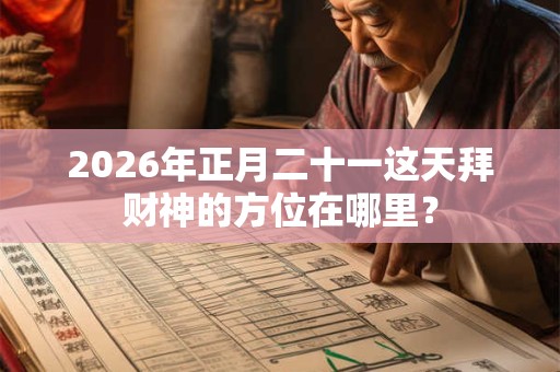 2026年正月二十一这天拜财神的方位在哪里？