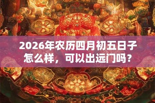 2026年农历四月初五日子怎么样，可以出远门吗？