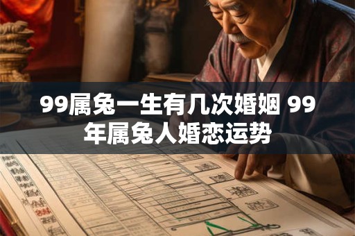99属兔一生有几次婚姻 99年属兔人婚恋运势 99属兔一生有几次婚姻 99年属兔人婚恋运势