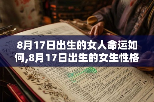 8月17日出生的女人命运如何,8月17日出生的女生性格如何