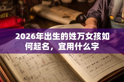 2026年出生的姓万女孩如何起名，宜用什么字