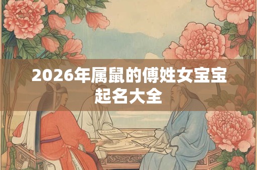 2026年属鼠的傅姓女宝宝起名大全 2026年属鼠的傅姓女宝宝起名大全