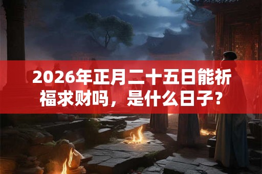 2026年正月二十五日能祈福求财吗,是什么日子? 2026年正月二十五日能祈福求财吗,是什么日子?